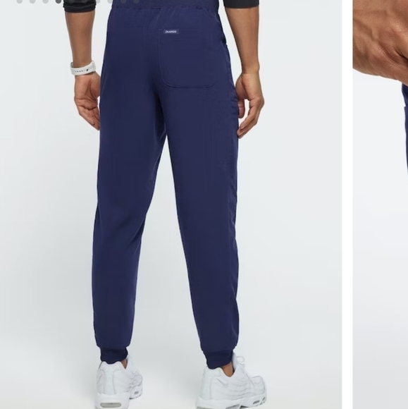Jaanuu Men's Drawstring Scrub Jogger navy J85013 multiple sizes available - Picture 3 of 15